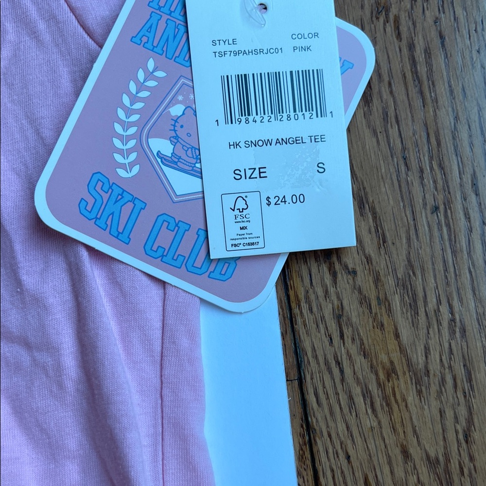 Hello Kitty Pink Apres Ski Tee - Picture 7 of 7